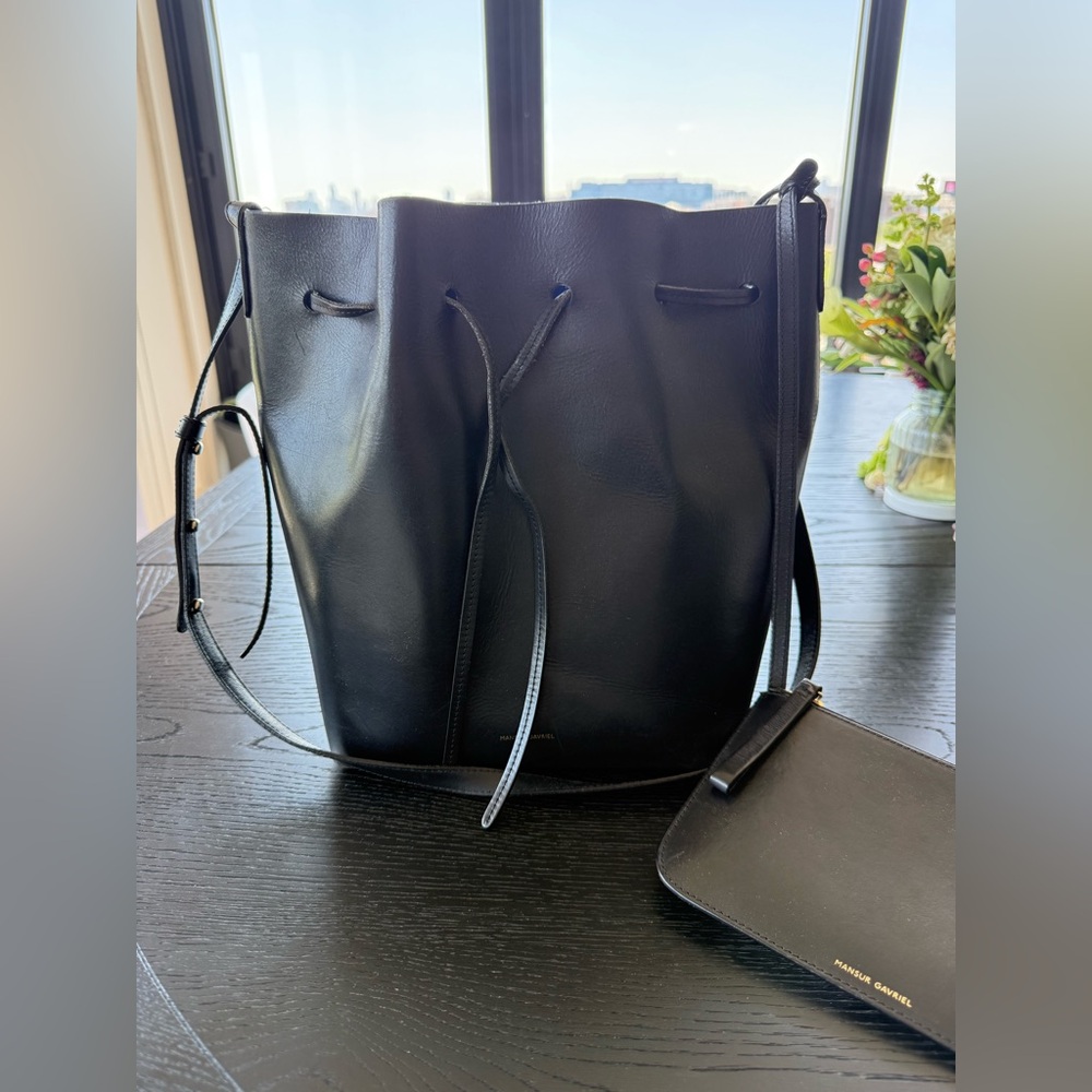 Mansur Gavriel Bucket Bag in Black